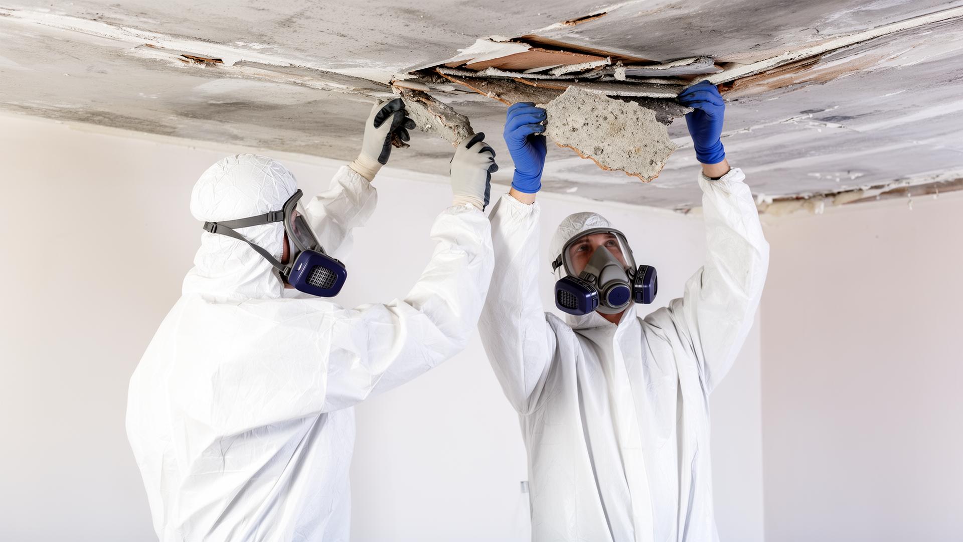 Professional asbestos removal workers in London